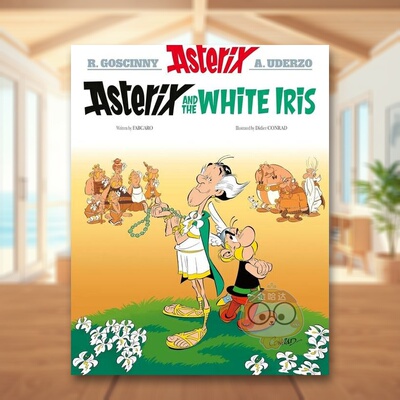 【现货】高卢英雄历险高卢英雄之白鸢尾花Asterix Asterix and the White Iris英文漫画Fabcaro平装Sphere Books进口原版书书籍图