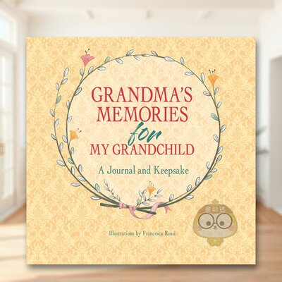 【预售】祖母赠孙辈的回忆录：珍藏手札 Grandma's Memories for My Grandchild :A Journal and Keepsake 原版英文儿童趣味进口书