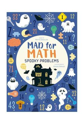 【现货】【为数学疯狂】怪异问题 【Mad for Math】Spooky Problems 原版英文儿童故事