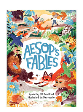 【现货】Aesops Fables 伊索寓言 插画家Marta Altes 英文原版儿童绘本书籍进口