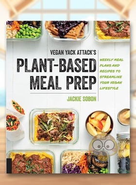 【预售】Vegan Yack Attack 美食博客的素食备餐食谱英文餐饮Vegan Yack Attack's Plant-Based Meal Prep平装进口原版书Jackie书