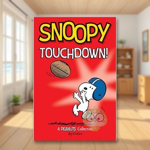 SchulzAndrews Publishing书 外版 Touchdown Charles 6周岁Snoopy 史努比：触地得分英文儿童漫画进口原版 书3 McMeel 预售
