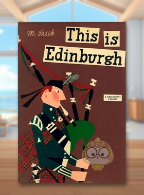 【预售】【Miroslav Sasek】这就是爱丁堡 This is Edinburgh 原版英文儿童绘本进口书籍图书外版正版