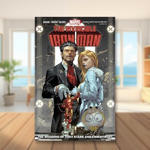 【现货】【Marvel】无敌钢铁侠ByGerryDuggan卷2托尼斯塔克和艾玛弗罗斯特的婚礼英文漫画简装进口原版书INVINCIBLE IRO书籍图书外