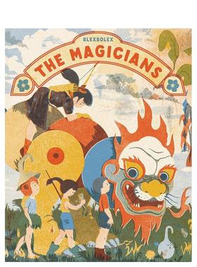 【现货】魔法师 The Magicians 世界最美的书金奖插画师Blexbolex 英文原版儿童艺术绘本奇幻冒险故事书英语进口童书 9岁上