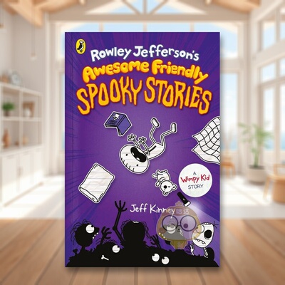 【现货】【小屁孩罗利杰斐逊】恐怖故事集【Rowley Jefferson’s】Awesome Friendly Spooky Stories英文儿童故事3-6岁精装Jeff K