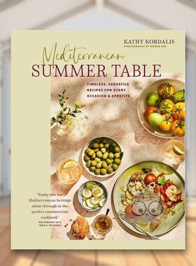 【现货】地中海夏日餐桌Mediterranean Summer Table英文餐饮Kathy Kordalis精装Ryland Peters&Small进口原版书98书籍图书外版正