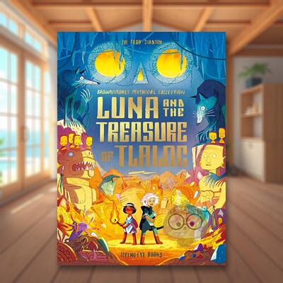 【现货】【Brownstone神话故事系列】露娜和特拉洛克宝藏阿兹特克神话Luna and the Treasure of Tlaloc英文儿童漫画3-6岁平装进口