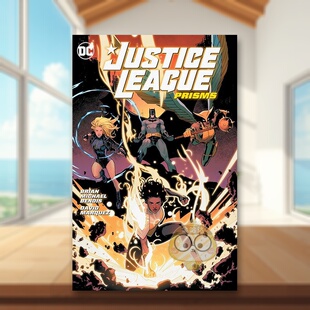 Michael 进口原版 正义联盟卷1棱镜英文漫画平装 League Brian Bendis Prisms Comics Vol. Ma书 David 书Justice 预售