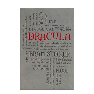 【预售】【字云经典】德古拉 【Word Cloud Classics】Dracula 原版英文文学 特殊书口 压纹封面