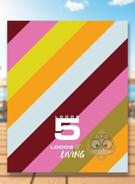 【预售】荷兰室内装饰品牌LOODS5英文室内设计设计师工作室Loods 5进口原版书精装14岁以上LOODS 5 Loods of LivingLannoo Publi书