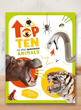 【预售】十大致命动物 The  Ten: Most Lethal Animals 原版英文儿童绘本进口书籍图书外版正版