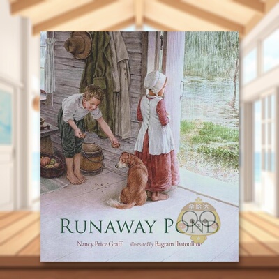 【预售】失控的池塘英文儿童绘本动物生态环保进口原版书精装Runaway Pond Nancy Price Graff Candlewick Press书籍图书外版正版