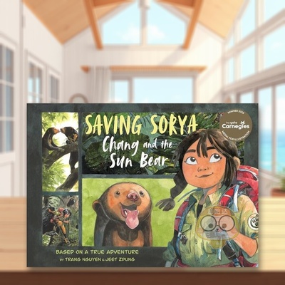 【预售】【2023卡内基插画奖短名单】拯救索里亚英文儿童漫画进口原版外版书精装Saving SoryaNguyen Thi Thu TrangPan Macmillan