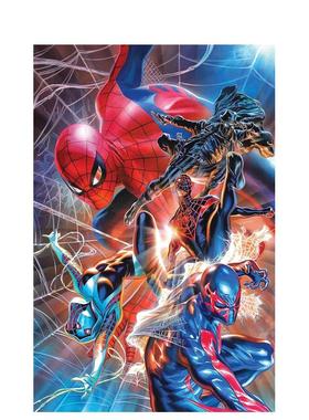 【预售】漫威漫画 蜘蛛侠：穿越多元宇宙 SPIDER-VERSE:ACROSS THE MULTIVERSE 英文漫画书原版进口图书美漫书籍Felipe Massafera