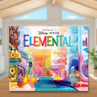 【现货】疯狂元素城元素世界 电影设定集The Art of Elemental英文插画原画设定集Chronicle BooksChronicle Books精装进口原版书