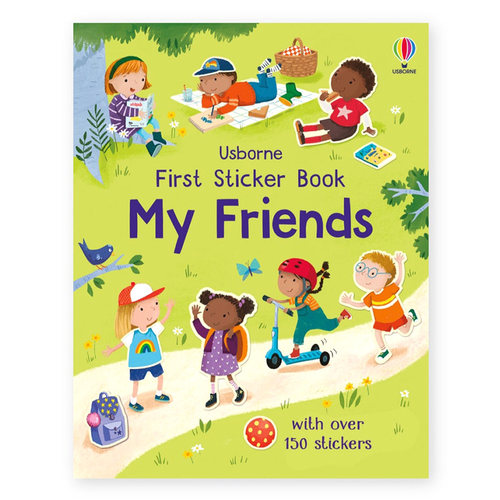 【现货】第一本贴纸书：我的朋友 First Sticker Book My Friends英文原版图书书籍儿童艺术