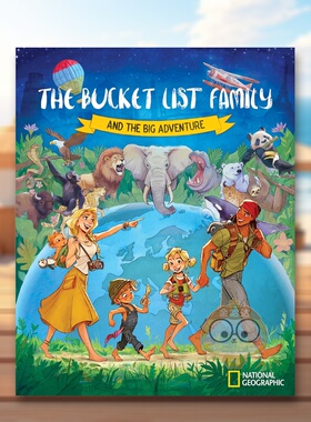 【预售】愿望清单家族：环球大冒险 The Bucket List Family 原版英文儿童绘本 温馨家庭故事进口书籍图书外版正版