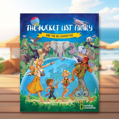 【现货】愿望清单家族：环球大冒险 The Bucket List Family 原版英文儿童绘本 温馨家庭故事进口书籍图书外版正版