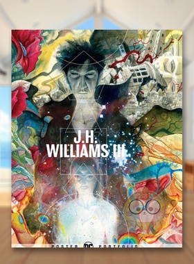 【现货】DC海报集：威廉姆斯三世英文插画原画设定集进口原版外版书14岁以上DC Poster Portfolio: J.H. Williams IIIJ.H. Willi书