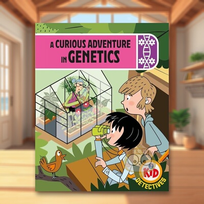 【预售】儿童侦探遗传学的奇妙冒险英文青少年读物进口原版书精装Kid Detectives: A Curious Adventure in GeneticsAdam Bushne书