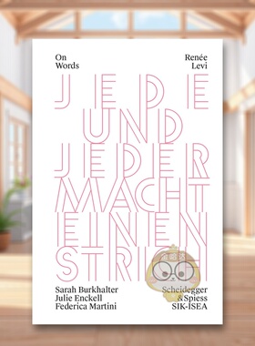 【预售】蕾妮·莱维：人人画线 Renée Levi:Everyone draws a line 原版英文艺术画册画集进口书籍图书外版正版