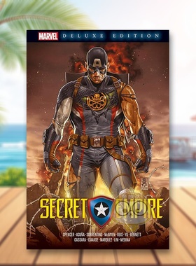 【预售】【漫威】漫威豪华版秘密帝国英文漫画进口原版书精装Marvel Deluxe Edition: Secret Empire Nick Spencer Panini Publi书