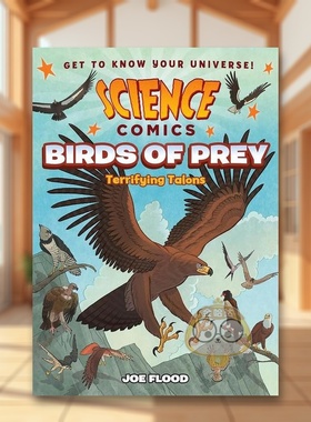 【预售】【科学漫画】猛禽小队可怕的利爪英文儿童漫画进口原版书平装3-6岁【Science Comics】Birds of Prey Terrifying Talons书