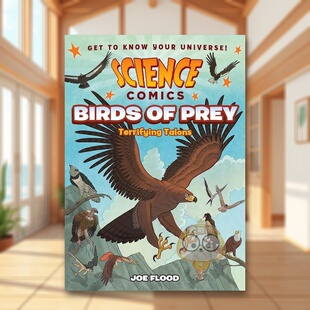 【预售】【科学漫画】猛禽小队可怕的利爪英文儿童漫画进口原版书平装3-6岁【Science Comics】Birds of Prey Terrifying Talons书