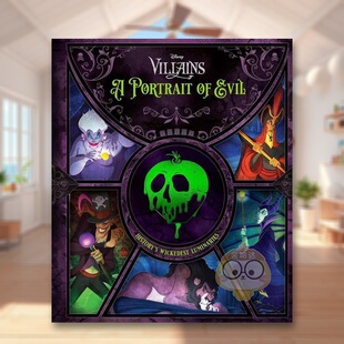 【预售】迪斯尼反派恶棍肖像DISNEY VILLAINS A PORTRAIT OF EVIL英文影视精装进口原版书Justin Hernandez Insight Editions书籍