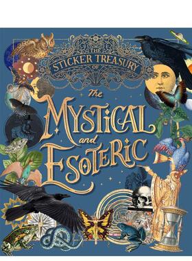 【预售】贴纸宝库：神秘莫测 The Sticker Treasury Of The Mystical And Esoteric 原版英文贴纸书