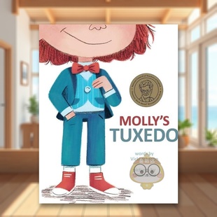 Tuxedo 预售 Molly JOHNSON bee 燕尾服英文儿童绘本自我认知情绪管理进口原版 little 莫莉 books书籍图书外版 书精装 VICKI