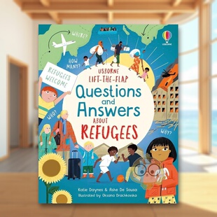 【预售】【翻翻书】难民英文儿童图书英文儿童趣味进口原版书纸板书9岁12岁Lifttheflap Questions and Answers about Refugees书