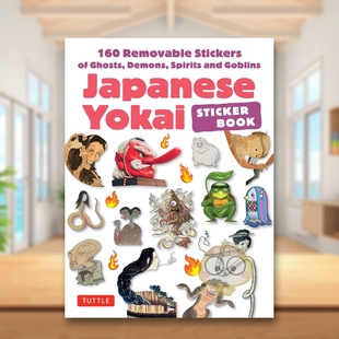 【预售】日本妖怪贴纸书 Japanese Yokai Sticker Book 原版英文贴纸书