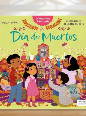 【预售】亡灵节 Dia de Muertos 原版英文儿童绘本进口书籍图书外版正版