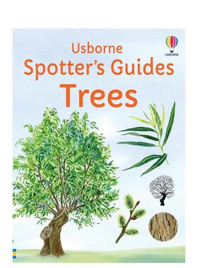 【预售】【自然观察者插图指南】树木 【Spotter's Guides】Trees 英文原版儿童知识科普百科绘本3-6岁进口英语启蒙读物书籍