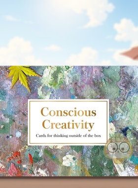 【预售】有意识的创意卡片 Conscious Creativity Cards 便携互动多功能且有趣 Philippa Stanton 英文原版进口生活趣味书籍图书外