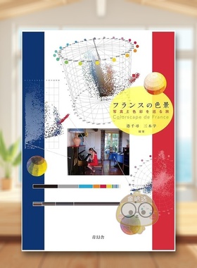 【现货】法国色彩 日文艺术版面色彩配色平面设计日版进口原版图书外版书籍Colorscape de France