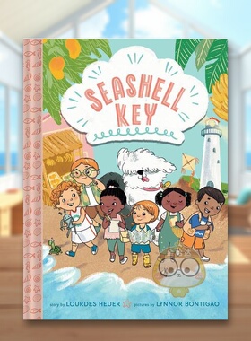 【预售】贝壳钥匙（贝壳钥匙 #1）英文青少年读物进口原版外版书精装3-6周岁Seashell Key (Seashell Key #1)HeuerAmulet Books书