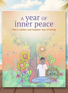 【预售】内心平静的一年英文心灵励志进口原版外版书Kirsten Riddle平装14岁以上A Year of Inner Peace CICO Books书籍图书正版