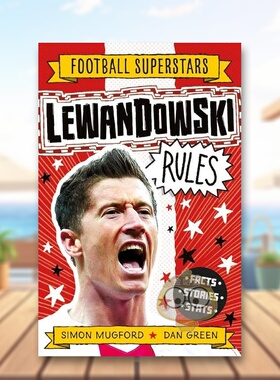 【现货】足球明星特辑：莱万多夫斯基英文漫画进口原版图书【Football Superstars】Lewandowski RulesSimon Mugford welbeckpubl