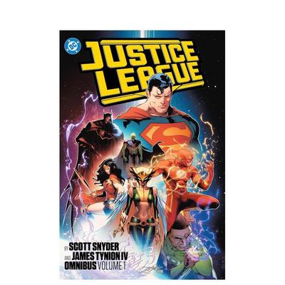 【预售】DC漫画 正义联盟合集卷1 Justice League by Scott Snyder and James Tynion IV Omnibus Vol.1 英文漫画书原版进口书籍
