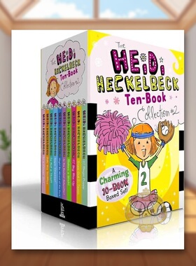 【预售】海蒂·赫克尔贝克十部作品集 #2（盒装）英文青少年读物进口原版外版书平装9岁-12岁Heidi Heckelbeck Ten-Book Collect书