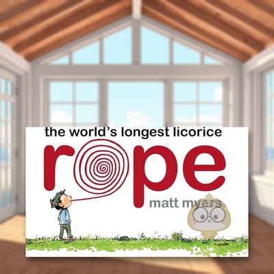 【现货】世界上最长的甘草绳The World‘s Longest Licorice Rope英文儿童绘本虚构类3-6岁精装Matt Myers进口原版书Random House
