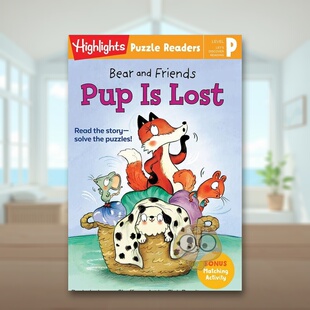 【预售】熊和朋友们：小狗迷路了英文儿童绘本IP系列进口原版外版书精装Bear and Friends: Pup Is LostJody Jensen ShafferHigh书