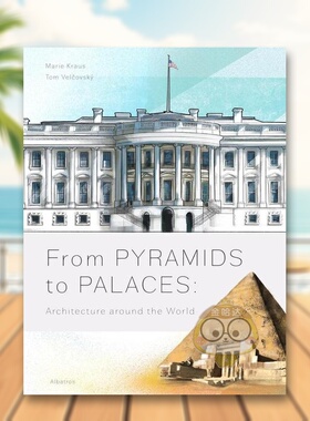 【现货】从金字塔到宫殿：世界建筑图集英文儿童绘本知识百科进口原版外版书精装3-6周岁From Pyramids to Palaces: Architectur书