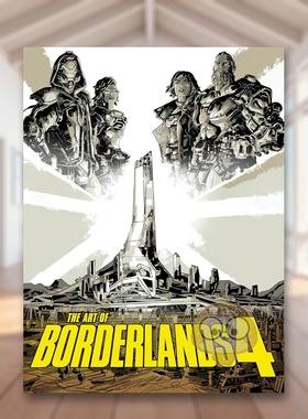 【预售】无主之地4 游戏设定集 The Art of Borderlands 4 原版英文艺术插画原画设定集