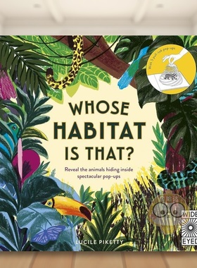 【现货】【这是谁的栖息地】揭开隐藏在壮观的弹出式建筑中的动物的面纱【Whose Habitat is That】Reveal the animals hiding in