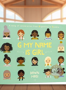 【现货】G代表女孩G My Name Is Girl英文儿童绘本身体认知启蒙3-6岁精装Dawn Masi进口原版书Doubleday593304044书籍图书外版正版