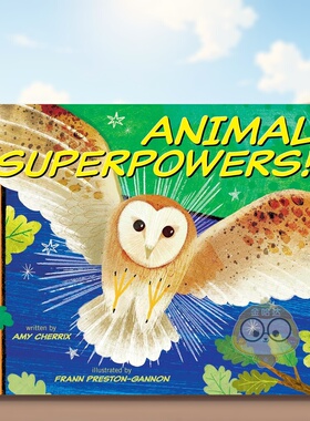 【现货】动物超能力Animal Superpowers英文儿童绘本动物生态环保3-6岁精装Amy Cherrix  Frann Preston-Gannon进口原版书Beach L